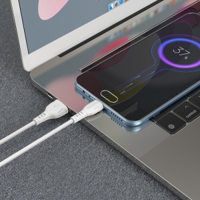 кабель borofone bx51 usb - microusb 2.4a/1m (білий) 