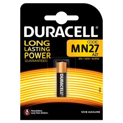 батарейка duracell mn27 (1шт) 