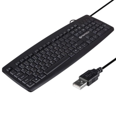 клавіатура провідна + миша fantech km100 (чорний) 