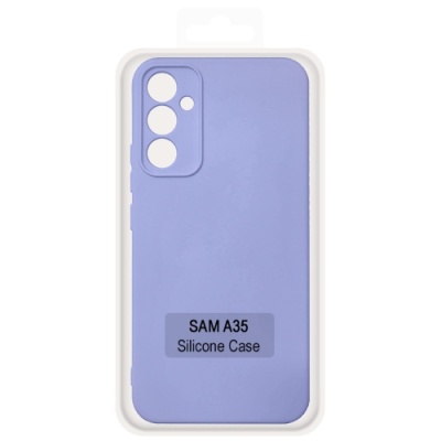Купить чохол soft silicone case full для samsung a356 galaxy a35 5g (linen blue/lilac) онлайн