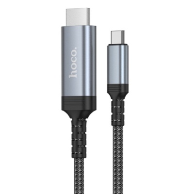 кабель hoco ua43 type-c - hdtv hd (сірий) 