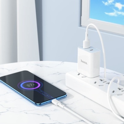 кабель hoco x83 usb - microusb 2.4a/1m (білий) 