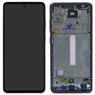 дисплей для samsung a525 galaxy a52 (2021) з чорним тачскріном і рамкою (oled)