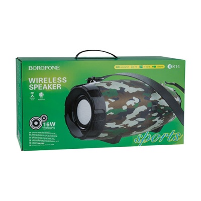 портативна колонка borofone br14 (камуфляж зелений) 