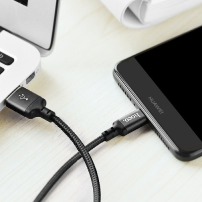 кабель hoco x14 times speed usb - type-c 3.0a/2m (чорний) 