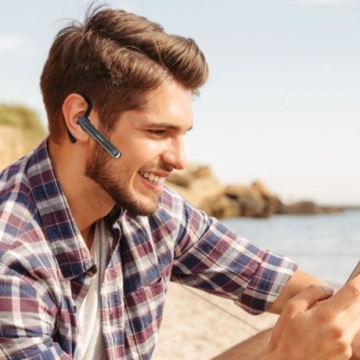бездротова моно-гарнітура earldom et-bh65 business wirelss headset (чорний) 