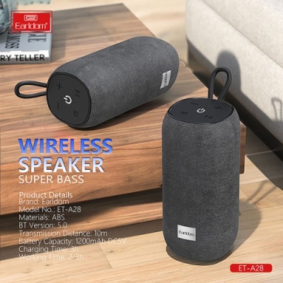 портативна колонка earldom et-a28 (чорний) 