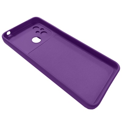 Купить силіконовий чохол soft tpu armor camshield для xiaomi redmi 12c - violet онлайн