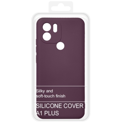 Купить силіконовий чохол soft silicone case для xiaomi redmi a1 plus/a2 plus (бордовий) онлайн