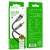 кабель aux borofone bl19 3.5mm(male) - lightning(male) 1m (чорний) 