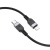 кабель hoco x109 silicone (pd) type-c - lightning 27w/1m (чорний) 
