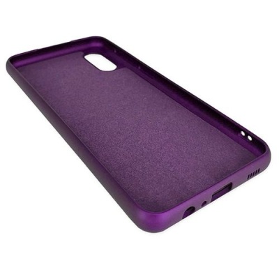 Купить силіконовий чохол soft silicone case для samsung a022 galaxy a02 - purple онлайн