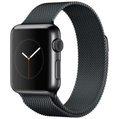 ремінець для apple watch milanese loop 42/44/45/49 mm (dark gray) 