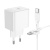 мережевий зарядний пристрій borofone bas13a charger set 1type-c/20w/pd + (type-c - type-c) (білий) 
