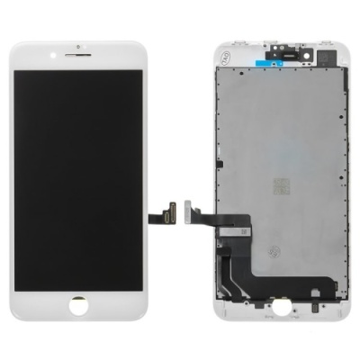 дисплей для apple iphone 8 plus, білий, з рамкою (tft)