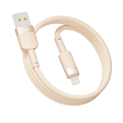 кабель ridea rc-cp43 colorpro usb - lightning 12w 1.2m (помаранчевий) 