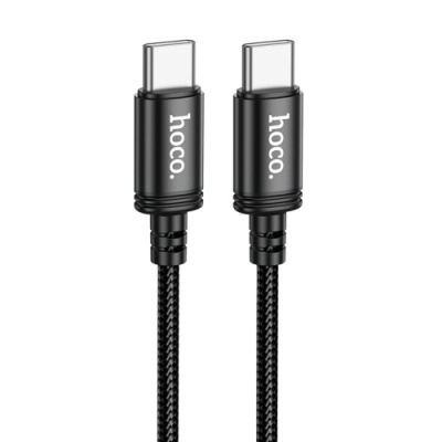 кабель hoco x89 wind (pd) type-c - type-c 60w 3a/1m (чорний) 
