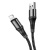 кабель hoco x50 excellent usb - lightning 2.4a/1m (чорний) 