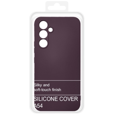 Купить силіконовий чохол soft silicone case для samsung a546 galaxy a54 5g - bordo онлайн