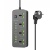 Мережевий подовжувач Earldom ES-SC11 EU 14in1 4x220v + 8xUSB + 2xUSB-C/200cm Black мережевий подовжувач earldom es-sc11 eu 14in1 4x220v + 8xusb + 2xusb-c/200cm black