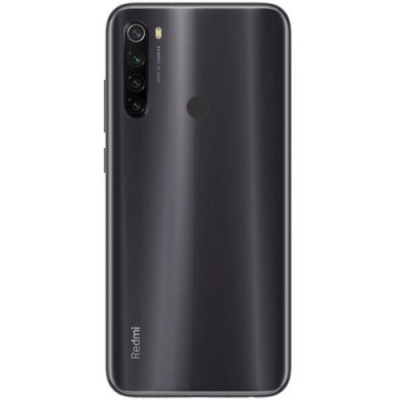задня кришка для xiaomi redmi note 8t, black(зі склом камери)