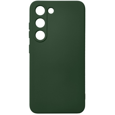 Купить силіконовий чохол soft silicone case для samsung s911 galaxy s23 - dark green онлайн