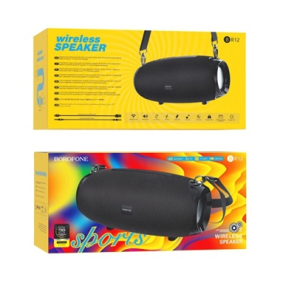 портативна колонка borofone br12 (чорний) 