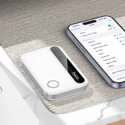 модем hoco hi41 portable mobile wifi transmitter (free sim) (білий) 