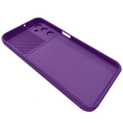 Купить силіконовий чохол soft tpu armor camshield для samsung a245 galaxy a24 4g - violet онлайн