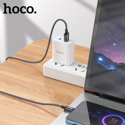 кабель hoco x89 wind usb - microusb 2.4a/2m (чорний) 