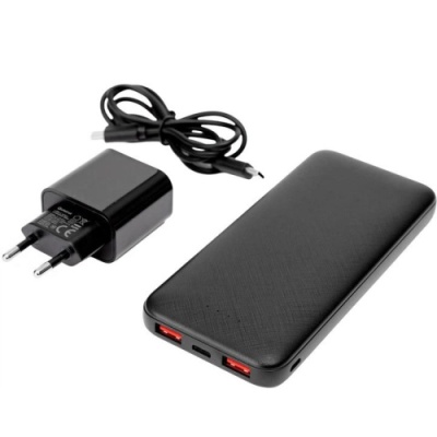 додаткова батарея power bank platinet (pmpb10setb) pd20w+qc3.0 22.5w 10000mah (black) 