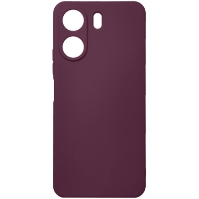 Купить силіконовий чохол soft silicone case для xiaomi redmi 13c/poco c65 (бордовий) онлайн
