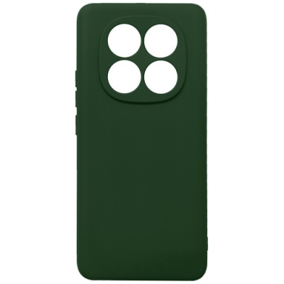 Купить силіконовий чохол soft silicone case для xiaomi redmi note 14 pro plus 5g (темно-зелений) онлайн