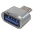 перехідник skydolphin ot05 otg type-c - usb 60mb/s (сталевий) 