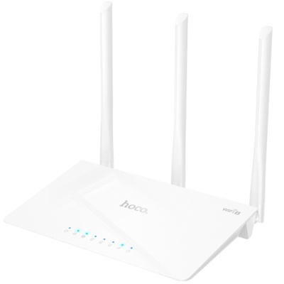 маршрутизатор (роутер) hoco hi30 wifi4 (білий) 