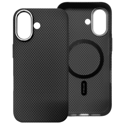 Купить чохол piblue carbon glacier magsafe (pl-99) для apple iphone 17 (чорний) онлайн