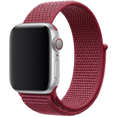 ремінець для apple watch nylon 42/44/45/49 mm (red) 