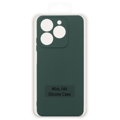 Купить чохол soft silicone case full для realme c61/realme c63 (midnight green) онлайн