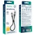кабель ridea rc-us42 ultrastrong type-c - lightning 30w 0.25m (чорний) 
