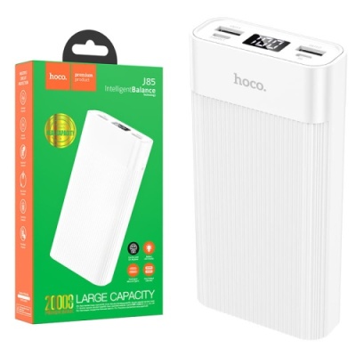 додаткова батарея power bank hoco j85 20000mah (білий) 