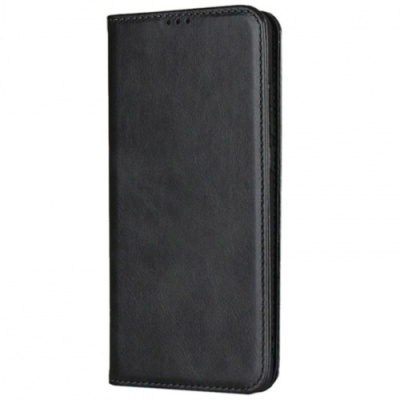 Купить чохол-книжка leather fold для xiaomi redmi note 10 pro (чорний) онлайн