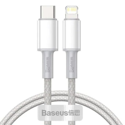 кабель baseus dynamic series type-c - lightning pd20w/2m (cald000102) (white) 