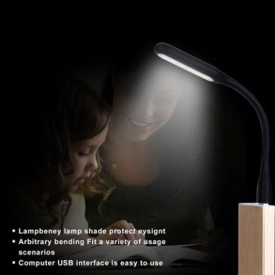 usb-лампа portable lamp гнучка (чорний) 