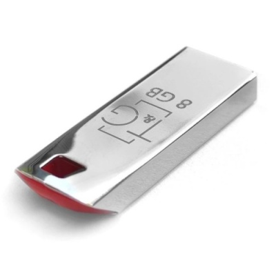 usb флеш-накопичувач tg 8gb chrome 115 (сталевий) 