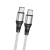 кабель hoco x50 excellent (pd) type-c - type-c 100w/5.0a/2m (сірий) 