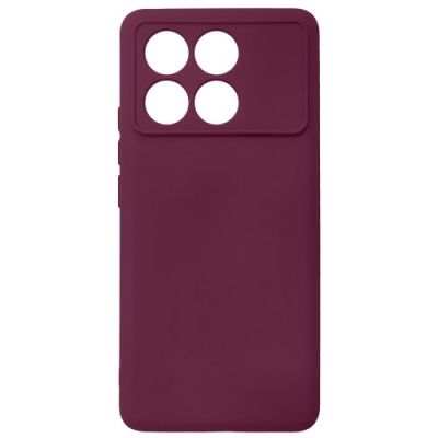 Купить чохол soft silicone case full для xiaomi poco x6 pro 5g (maroon) онлайн