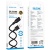 кабель borofone bx113 silicone usb - microusb 2.4a/2m (чорний) 