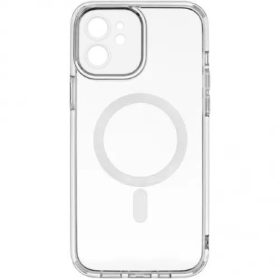 Купить силіконовий чохол magsafe full camera для apple iphone 12 (прозорий) онлайн