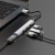 USB HUB Hoco HB26 4-in-1 adapter (USB to USB3.0+USB2.0*3) (Сріблястий) usb hub hoco hb26 4-in-1 adapter (usb to usb3.0+usb2.0*3) (сріблястий)