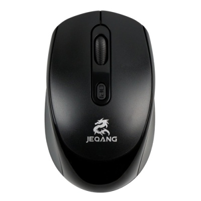 мишка бездротова jeqang jw-d228 2.4g bluetooth dual-mode battery (чорний) 